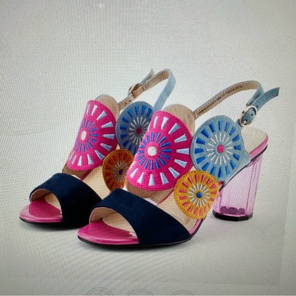 Azura by Spring Step Shoes - Azura  Embroidery Sandals by Spring Step NWT
